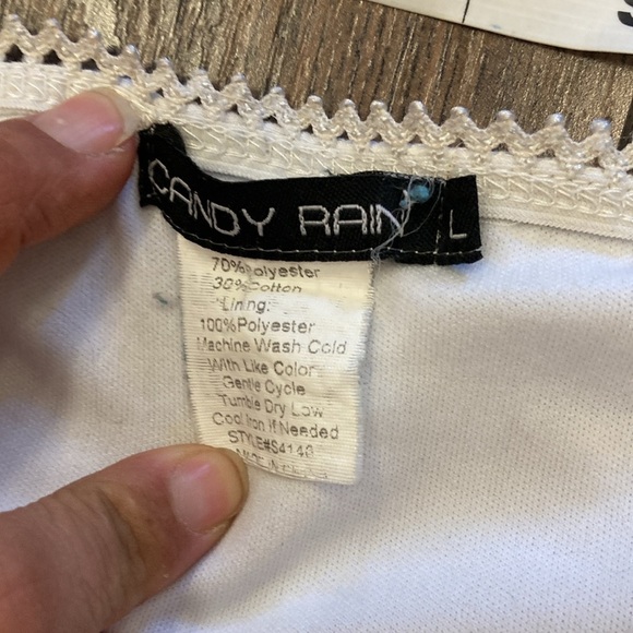 White, Eyelet, Women's, Skirt, midi, wedding, bridal, casual, church, basic - Picture 4 of 7